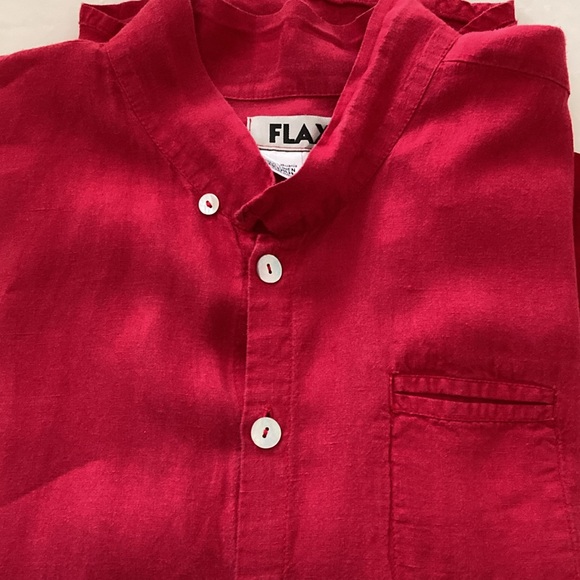 Flax Tops - FLAX  100% Linen Shirt
